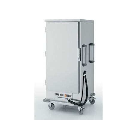 Carro Caliente Eratos modelo CC-17GN con sistema de convección, fabricado en acero inoxidable de alta calidad, diseñado para mantener alimentos a temperatura ideal en entornos profesionales de hostelería.