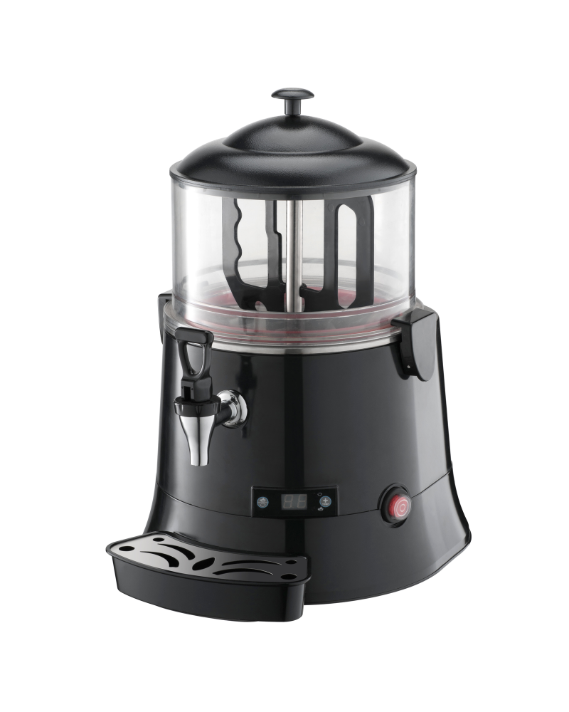 Chocolatera con calentamiento directo Casfri modelo CHR-5-D. Bandeja antigoteo 5 litros. Ideal para pequeños negocios.