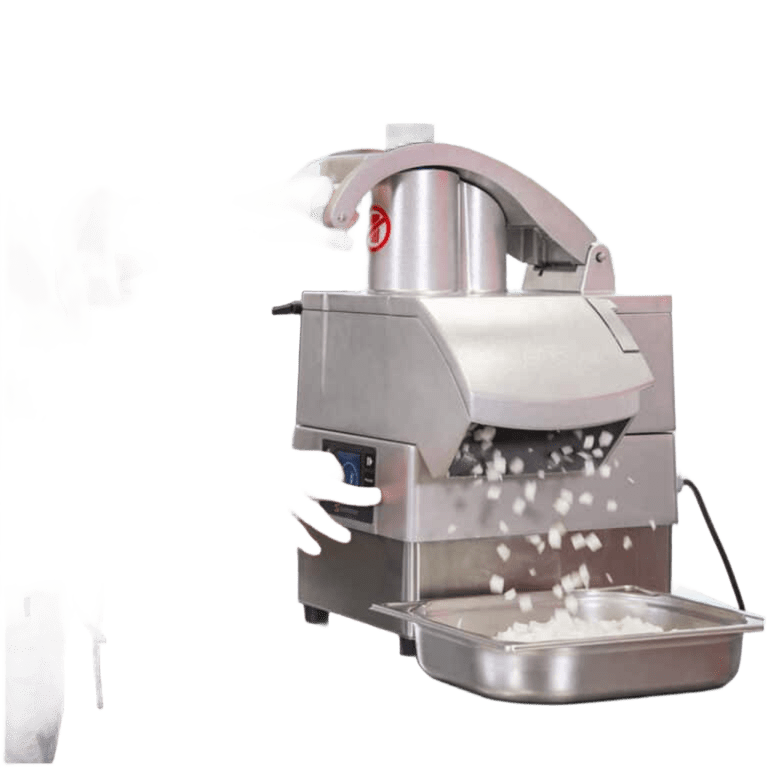 Combi cortadora cutter CK-35V SAMMIC. Incluye varios discos de corte y cuchillas, y un bol de acero inoxidable. Ideal para cortar, rallar y triturar.