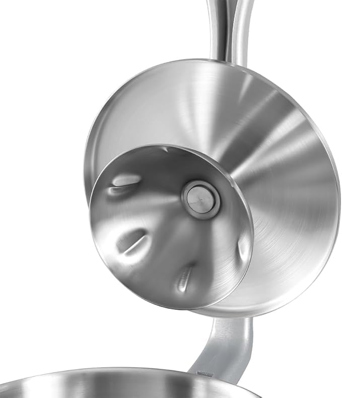 Exprimidor de zumo a presión EDP-2 INOX de acero inoxidable, diseño profesional y robusto, ideal para extraer jugo de frutas de manera eficiente en bares, cafeterías o cocinas comerciales.