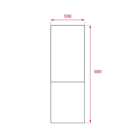 Frigorífico Combi Teka NFL 345 C No Frost de 188 cm en color Blanco
