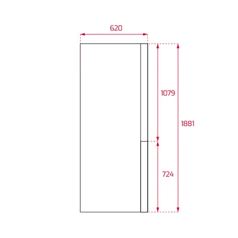 Frigorífico Combi Teka NFL 345 C No Frost de 188 cm en color Blanco