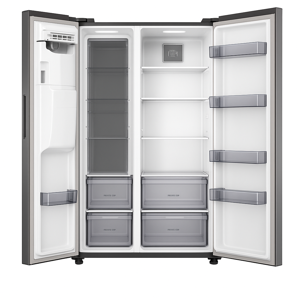 Frigorífico americano Side by Side Teka RLF 74960 SS con motor Inverter y dispensador de agua
