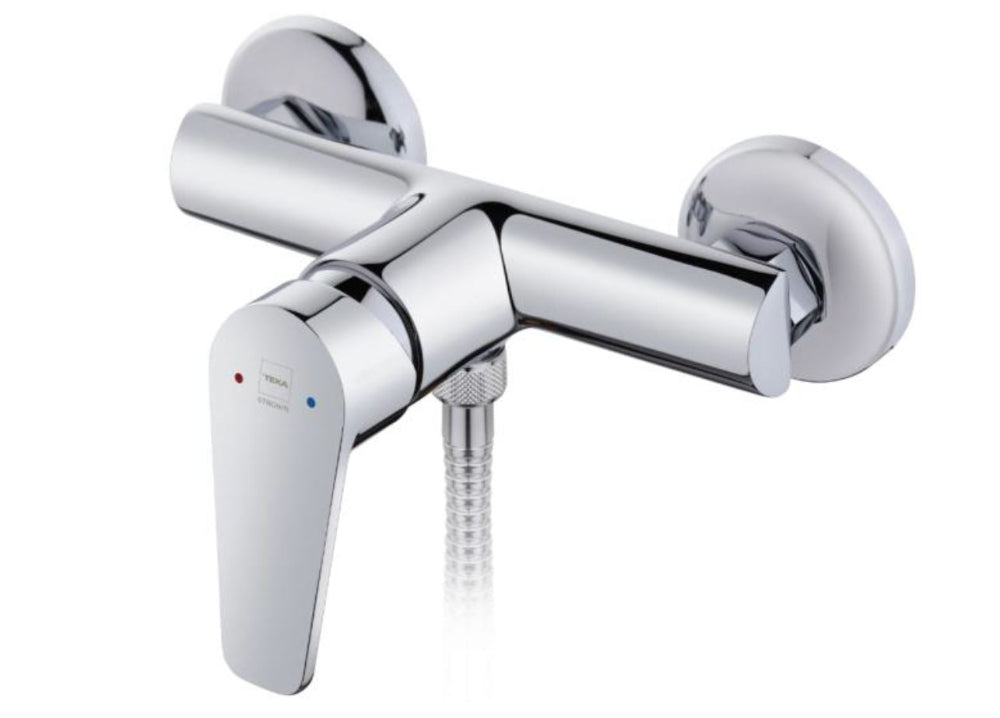 Grifo de ducha MANACOR STEKA - Mezclador monomando de diseño moderno. Ideal para baños contemporáneos y funcionales.