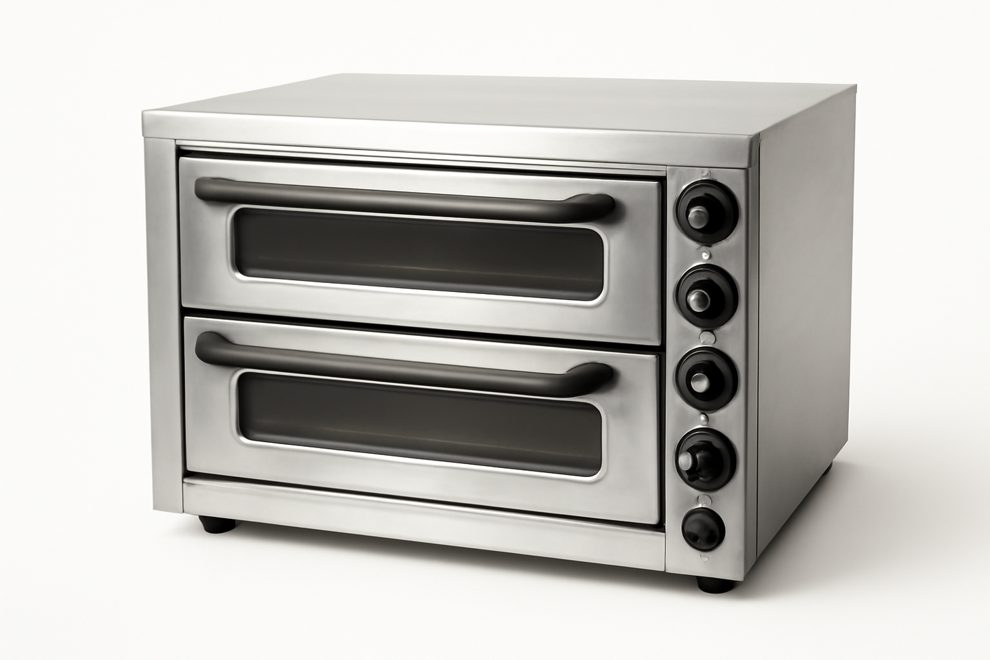 Horno electrico pizzas Casfri modelo HE2P 2 camaras pizza 35cm potencia 3500W Ideal para pequeños negocios
