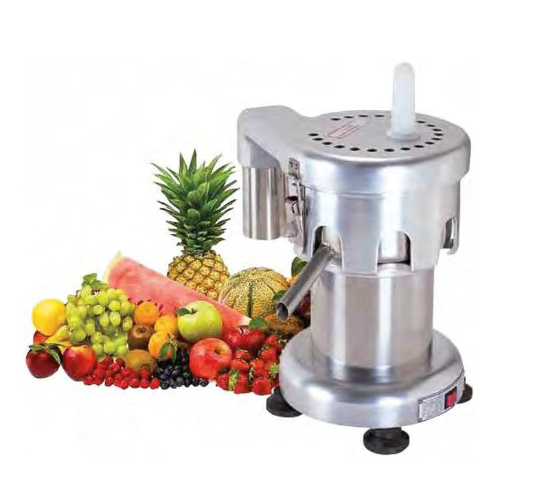 Licuadora industrial HL-3000-A de acero inoxidable, diseño robusto y profesional, ideal para licuar grandes cantidades de frutas y verduras en cocinas comerciales.