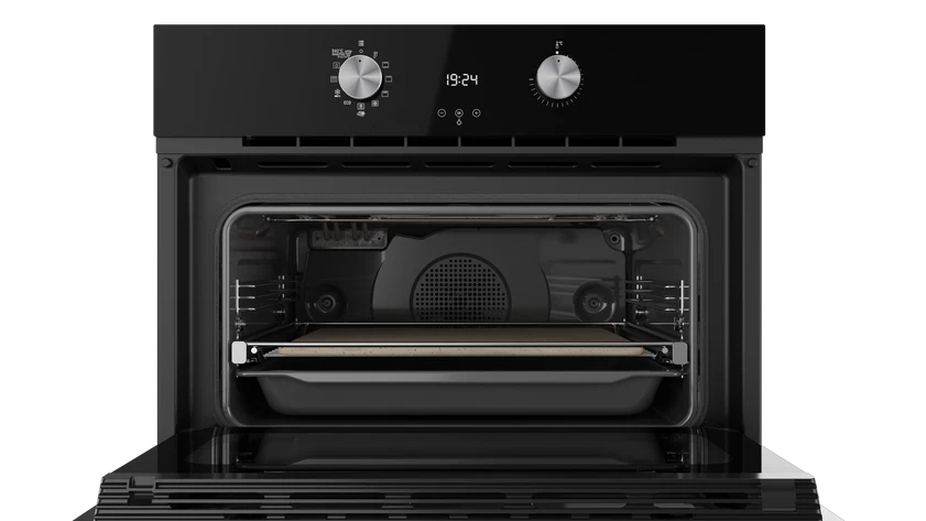 Horno pirolítico compacto con función especial para pizza y piedra cerámica Teka HLC 8510 P