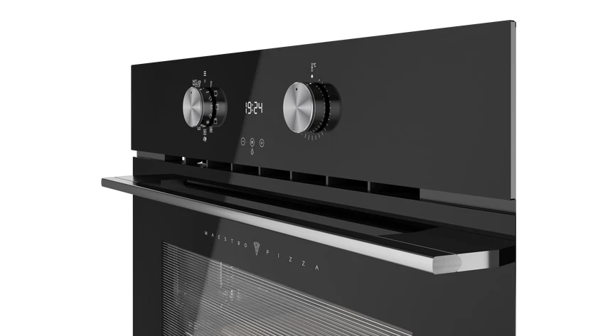 Horno pirolítico compacto con función especial para pizza y piedra cerámica Teka HLC 8510 P