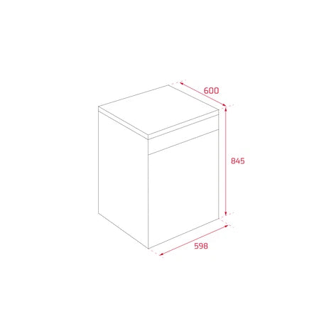 Lavavajillas Teka DFS 46750 de 60cm con capacidad para 14 cubiertos y función PremiumDry