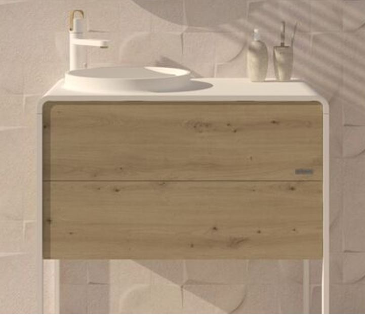 Mueble de baño LAVI STEKA - Diseño contemporáneo y almacenamiento optimizado para cualquier cuarto de baño moderno.