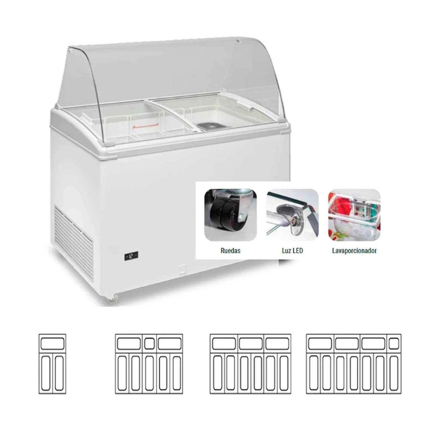 Vitrina helados CASFRI TCG-170