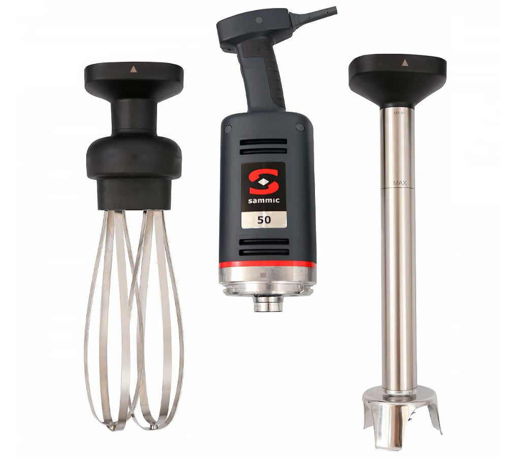 Batidora trituradora de varillas profesional Sammic modelo MB-51 velocidad variable capacidad hasta 80 litros potencia 570W