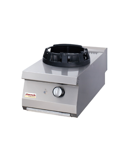 Cocina china industrial a gas Savemah de 1 fuego, wok de hierro fundido de alta potencia. Ideal para tu restaurante