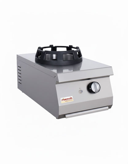 Cocina china industrial a gas Savemah de 1 fuego, wok de hierro fundido de alta potencia. Ideal para tu restaurante