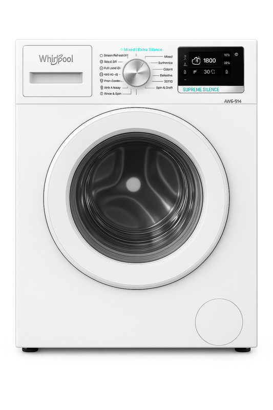 Lavadora industrial AWG-914-PRO de gran capacidad, diseño robusto en acero inoxidable, panel de control digital y puerta frontal amplia, ideal para el lavado eficiente de grandes volúmenes de ropa en lavanderías comerciales o industriales.