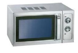 Microondas inox grill, plato giratorio 27 diam.  Capacidad 23L. B620