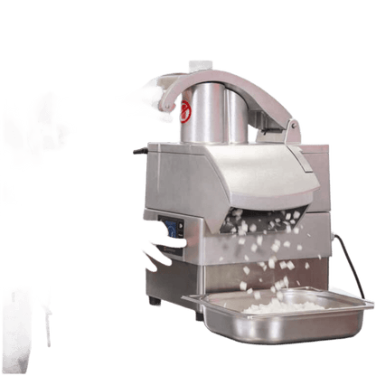 Combi cortadora cutter CK-35V SAMMIC. Incluye varios discos de corte y cuchillas, y un bol de acero inoxidable. Ideal para cortar, rallar y triturar.