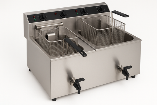 GR 7+7 L FPBE77GC Bench Fryer
