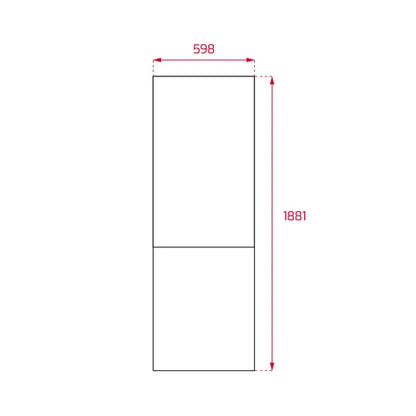 Frigorífico Combi Teka NFL 345 C No Frost de 188 cm en color Blanco