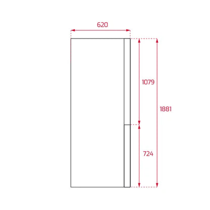 Frigorífico Combi Teka NFL 345 C No Frost de 188 cm en color Blanco