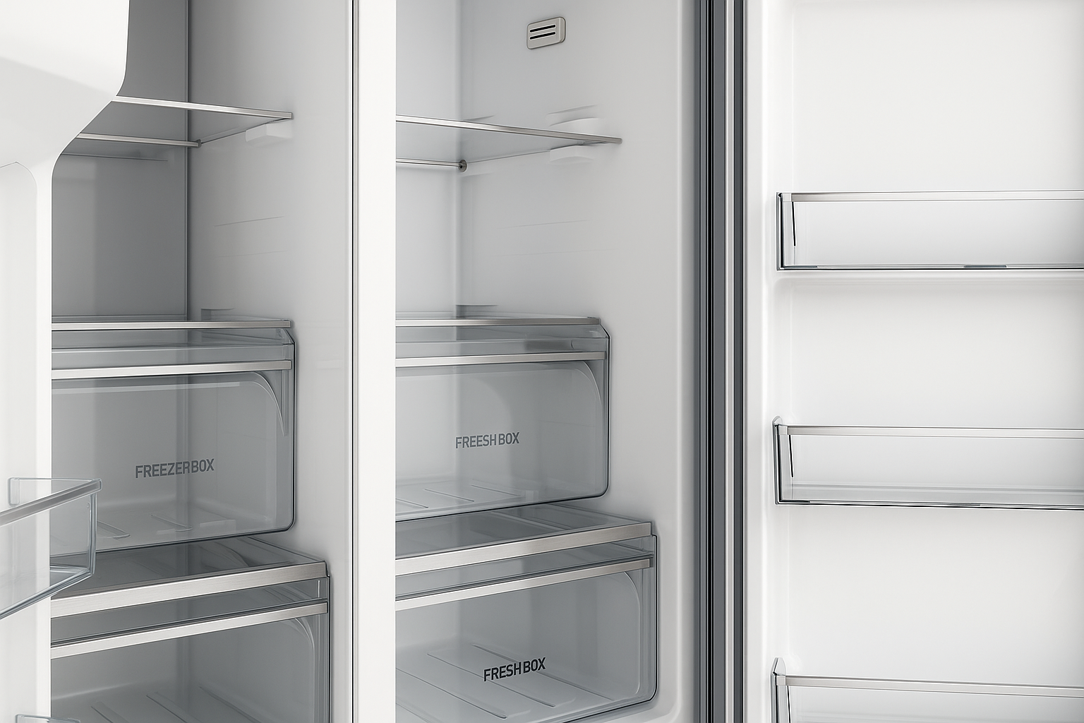 Frigorífico americano Side by Side Teka RLF 74960 SS con motor Inverter y dispensador de agua