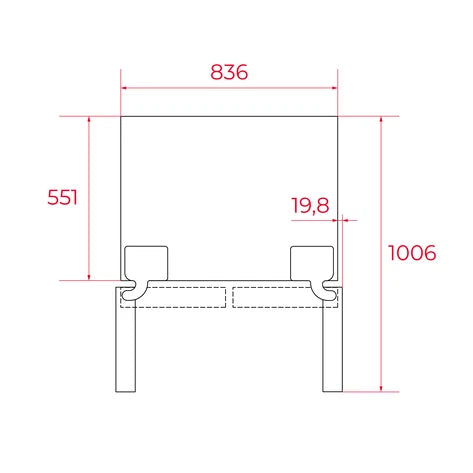 Frigorífico Americano RMF 75820 GBK TEKA