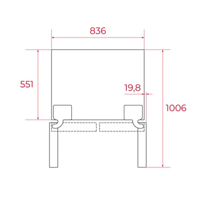 Frigorífico Americano RMF 75820 GBK TEKA