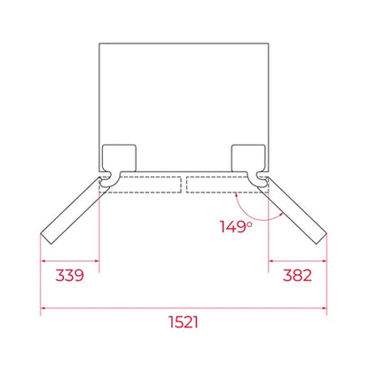 Frigorífico Americano RMF 75820 GBK TEKA