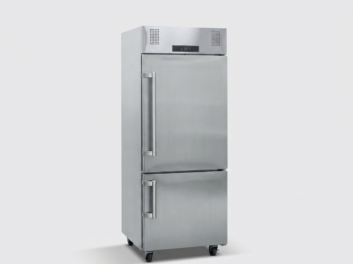 Combined refrigerator and freezer FCV-323 A+ INOX