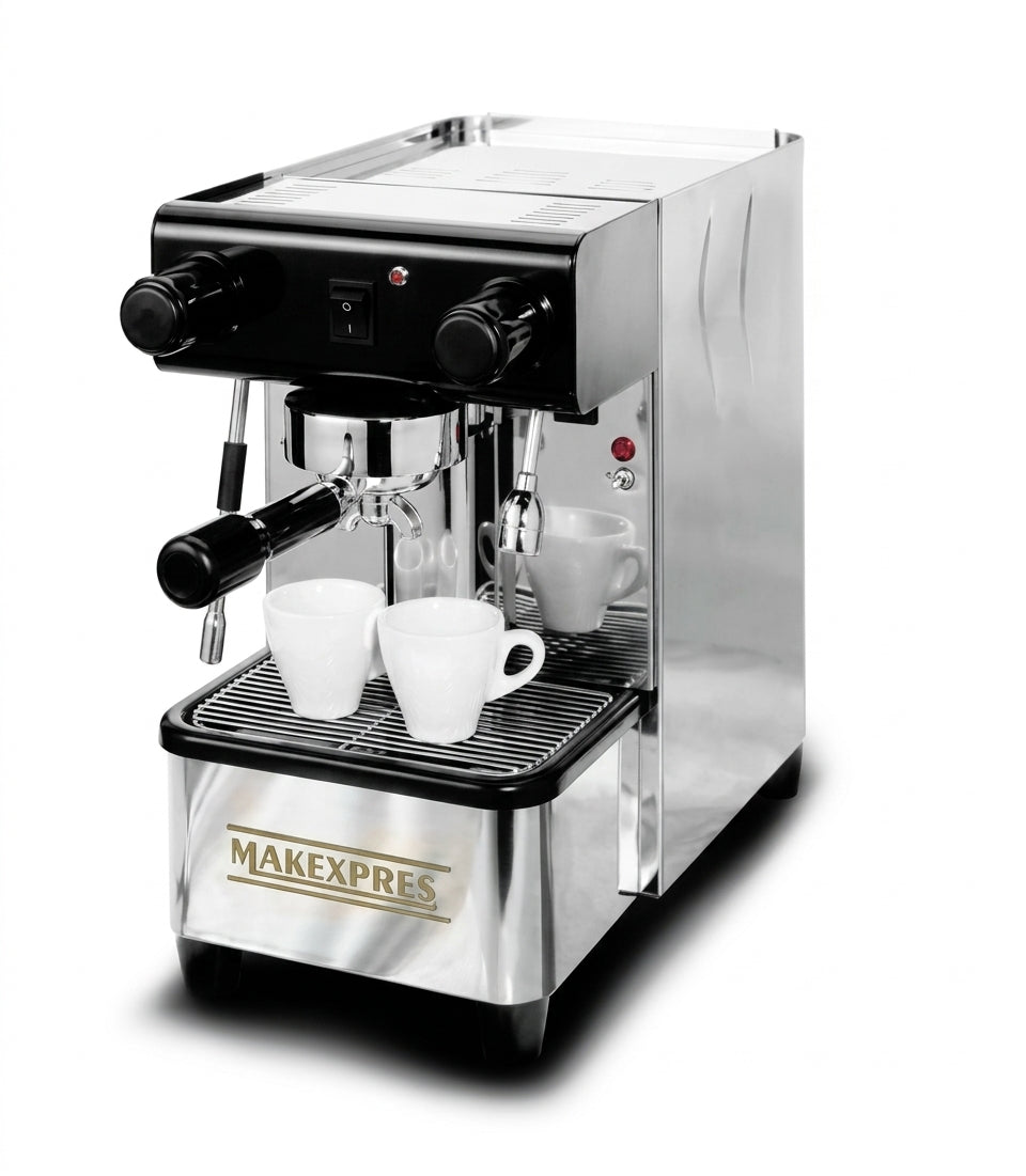 Professional coffee maker MAK-EXPRES 1-G ELECTRONIC CONTROL INOX
