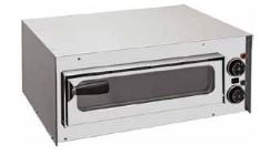 Horno de pizzas electrico Casfri modelo HE1P 1 camara pizza 35cm, monofasico, ideal para pequeños negocios.
