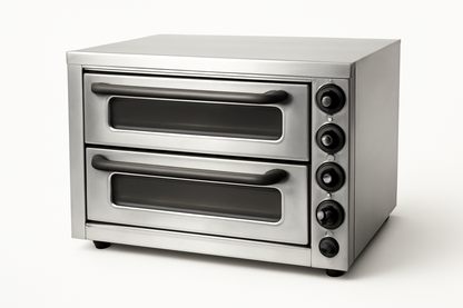 Horno electrico pizzas Casfri modelo HE2P 2 camaras pizza 35cm potencia 3500W Ideal para pequeños negocios
