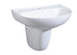 Lavabo mural MANACOR STROHM TEKA - Diseño moderno y minimalista ideal para optimizar el espacio en baños contemporáneos.