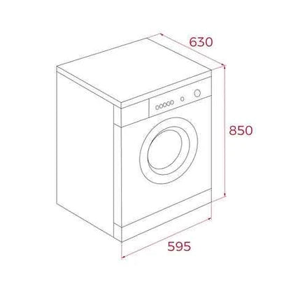 Lavasecadora inverter 10Kg WDK 81050 TEKA
