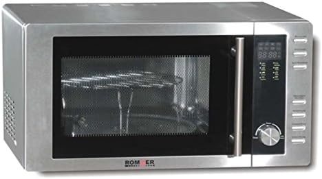 Horno micorrondas grill 23 litros Casfri modelo M-952 Inox. 6 niveles de potencia 1000W potencia del grill. 800W potencia del microondas.