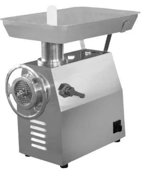 Picadora de carne profesional Casfri modelo MG32SS 1500W potencia fabricada en acero inoxidable con aleacion de aluminio. Ideal para negocios como carnicerias y restaurantes.