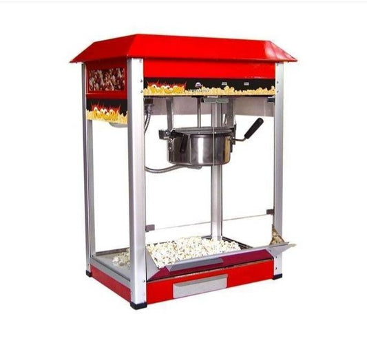 Maquina de palomitas maix POP-CORN Casfri modelo PM-82. Potencia 1300W 200gr cada 3 minutos de produccion. Ideal para locales de comida rapida y pequeños negocios.