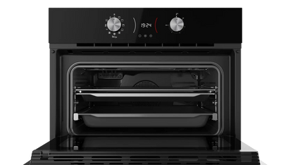 Horno compacto multifunción AirFry con 9 funciones de cocinado y sistema HydroClean Cristal Negro Teka Airfry HLC 8406 BK