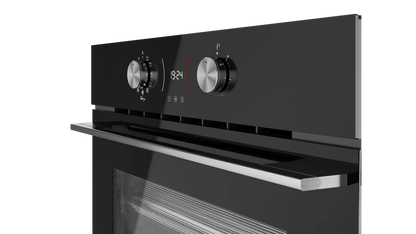 Horno compacto multifunción AirFry con 9 funciones de cocinado y sistema HydroClean Cristal Negro Teka Airfry HLC 8406 BK