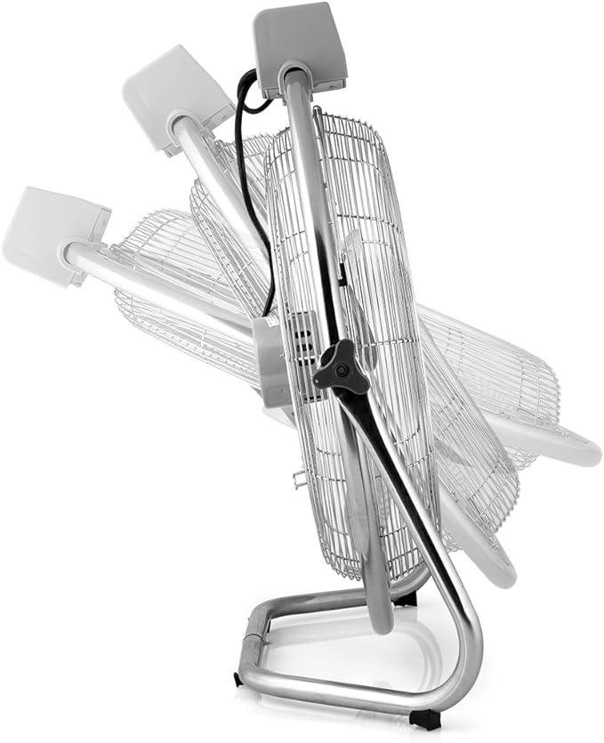 Ventilador industrial robusto PWM-2147 con base de acero y aspas metálicas