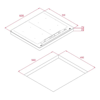 Placa Inducción inteligente IZF 68780 MST TEKA
