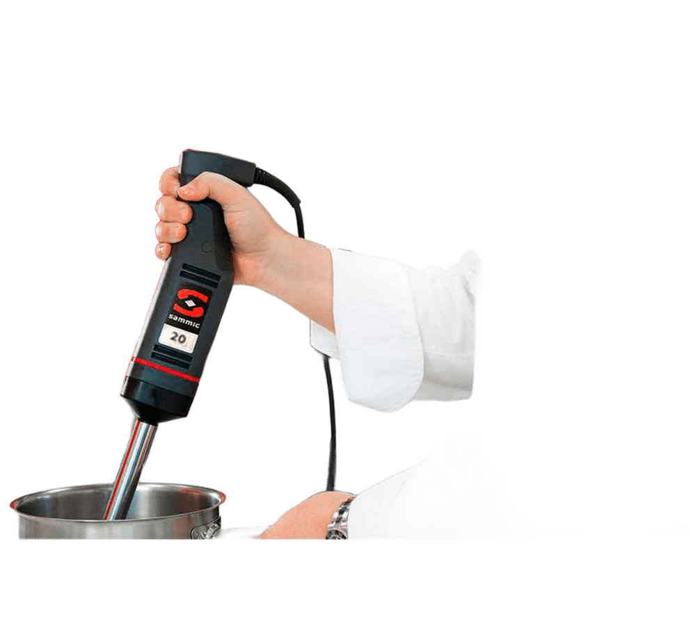 Triturador profesional Sammic modelo XM-21 ideal para uso profesional en cocinas de chef, restaurantes, comedores, pastelerias y usos varios